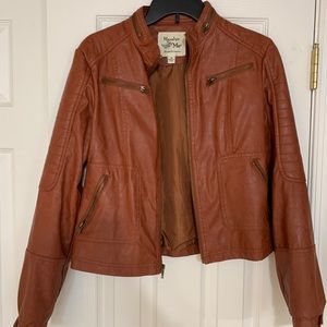 NWOT WORN BY MALIA TATE Faux Leather Jacket